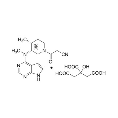 (3R,4R)-4-Methyl-3-(methyl-7H-pyrrolo[2,3-d]pyrimidin-4-ylamino)-b-oxo-1-piperidinepropanenitrile: 2-Hydroxy-1,2,3- propanetricarboxylate